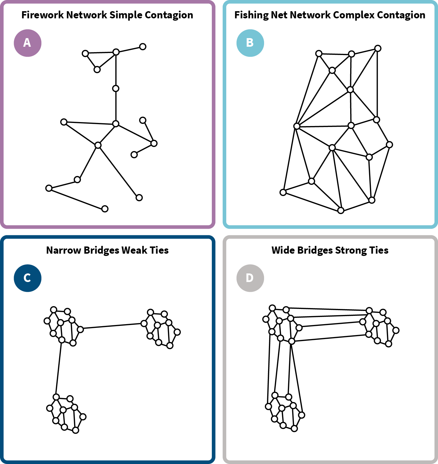 Figure 1: Contagions and Ties